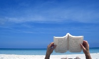 LLM Books Beach